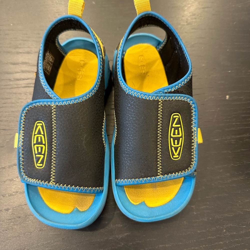 Keen Kids Black and Blue Sandals